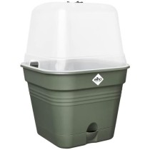 Pot De Fleurs Carré GREEN BASICS - Plastique - Réservoir - Ø20 - Le