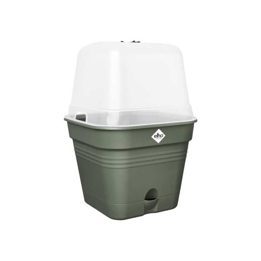 Pot De Fleurs Carré GREEN BASICS - Plastique - Réservoir - Ø20 - Le