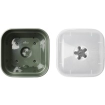 Pot De Fleurs Carré GREEN BASICS - Plastique - Réservoir - Ø20 - Le