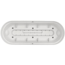 Planteur Rectangle VIBIA - Plastique - Réservoir - Ø50 - Bleu Vintag