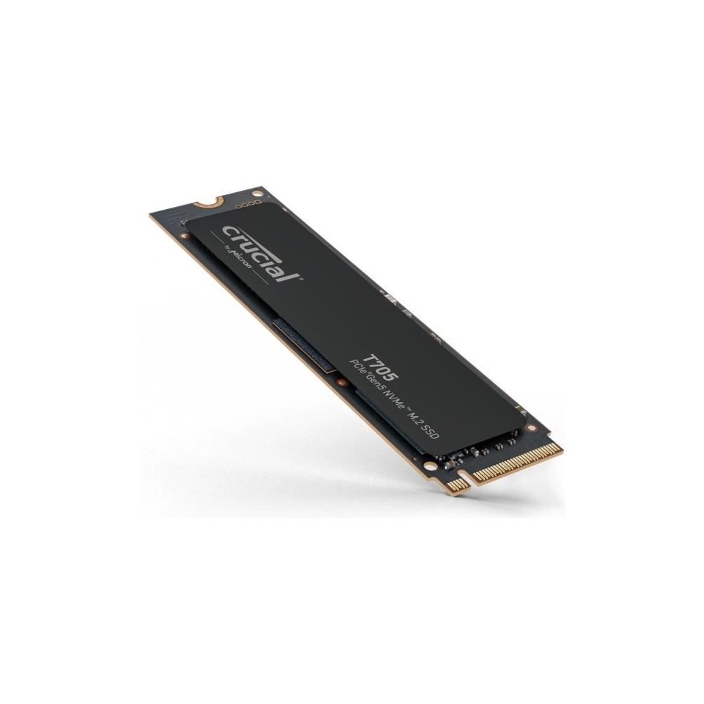 SSD Interne Gaming - CRUCIAL - T705 SSD 1To PCIe Gen5 NVMe M.2 (2024) - Rétrocompatibilité PCIe 3.0 et 4.0 - CT1000T705SSD3