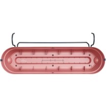 Planteur Rectangle VIBIA - Plastique - Réservoir - Ø70 - Rose Poussi