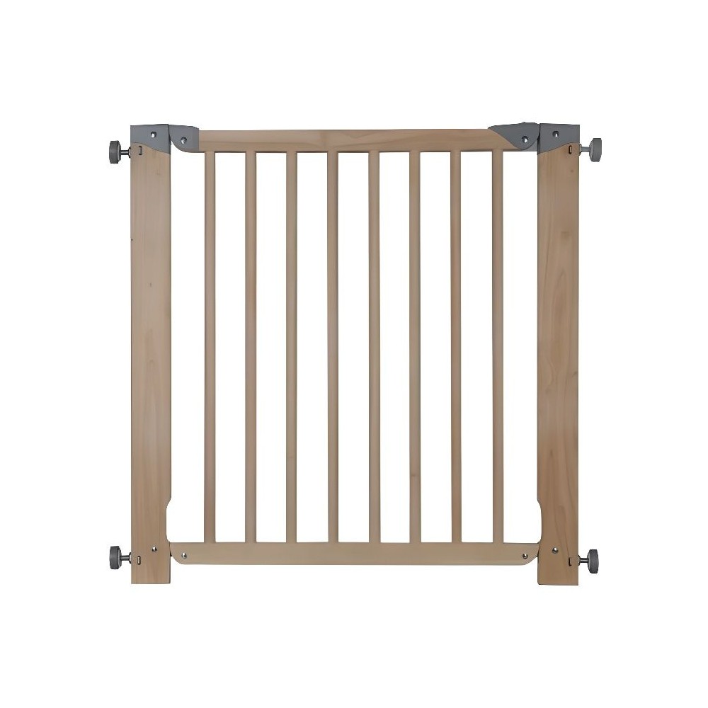 NORDLINGER PRO Barriere de sécurité Enfant OLEANE 8 - 80 a 85 cm - Bois - Amovible - Fixation par pression 4 points