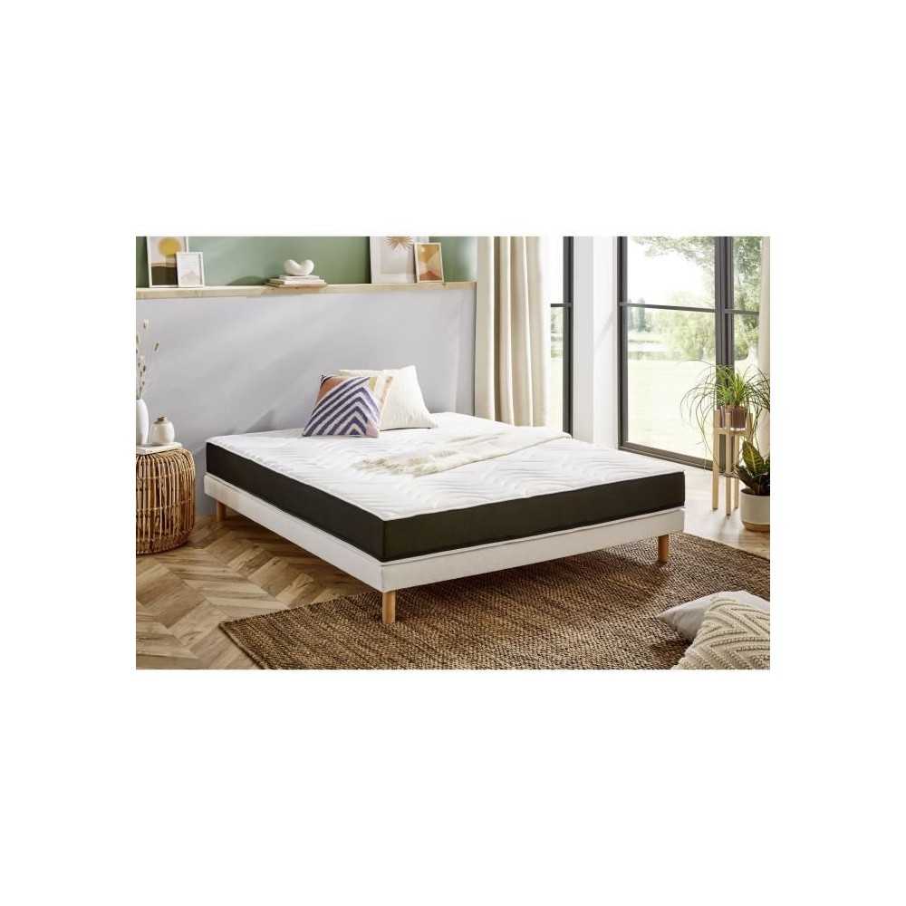 DORMIPUR ensemble matelas mémoire de forme ép. 22 cm et sommier 160x