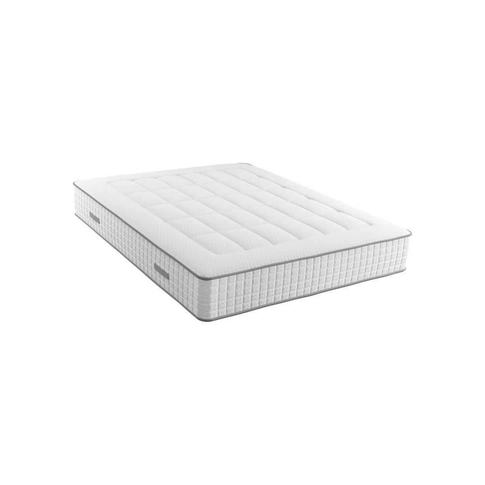 OPTIMA - Matelas - 180 x 200 cm - Epaisseur 29 cm - Ressorts ensachés - 7 zones - Réversible