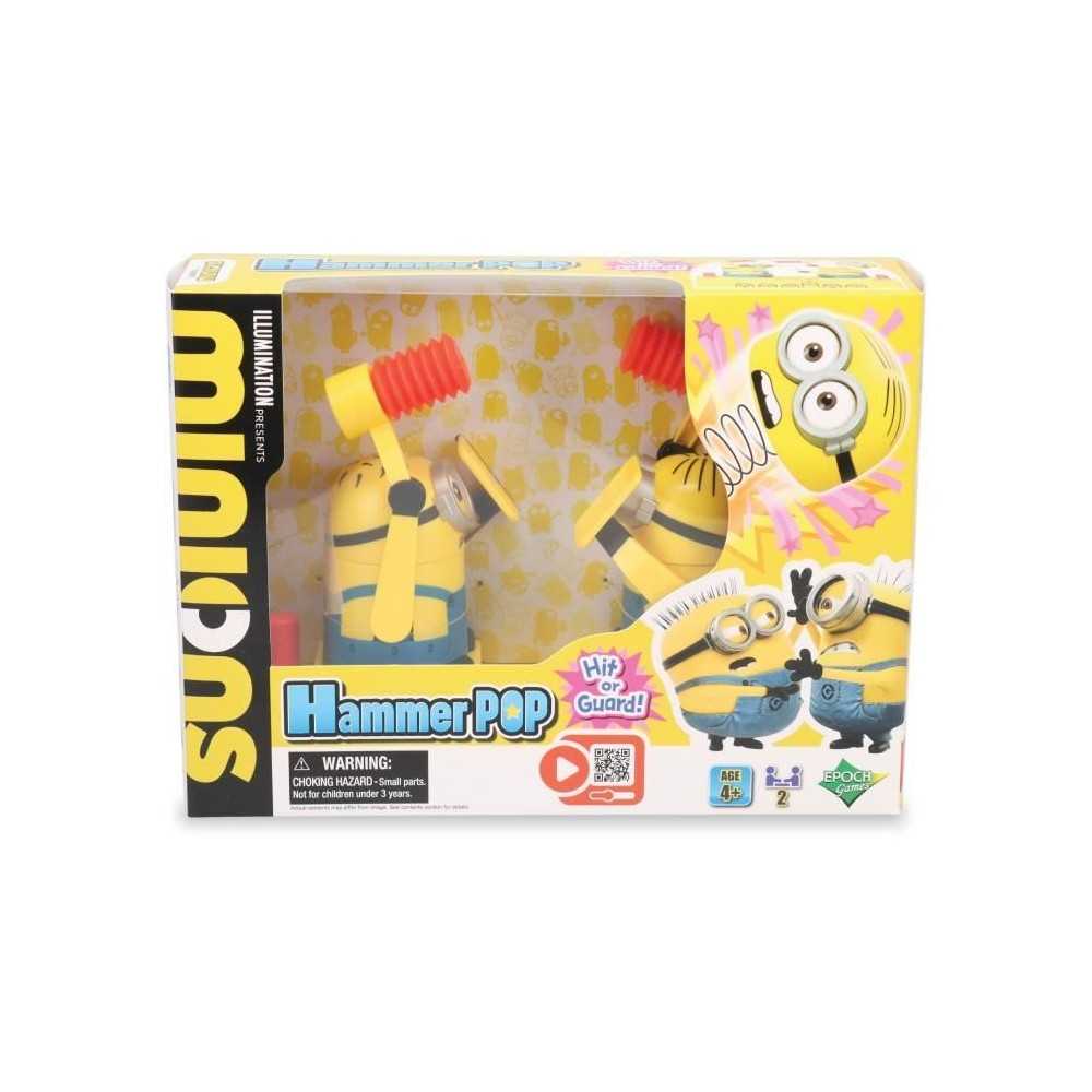 Jeu d'Adresse - EPOCH GAMES - Minions Hammer POP - Tape sur la Tete du