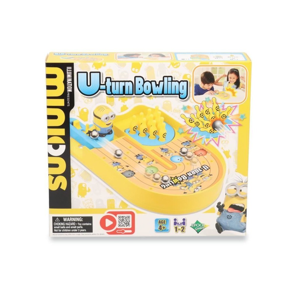 Jeu de Bowling - EPOCH GAMES - Minions U-turn Bowling - Réalise un St