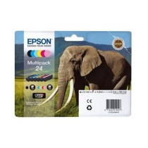 EPSON Multipack 24 - Eléphant - Noir, jaune, cyan, magenta, magenta c