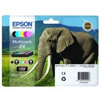 EPSON Multipack 24 - Eléphant - Noir, jaune, cyan, magenta, magenta c