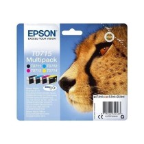 EPSON Multipack T0715 - Guépard - Noir, Cyan, Magenta, Jaune (C13T071