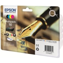 EPSON Multipack T1626 - Stylo Plume - Noir, Cyan, Magenta, Jaune (C13T