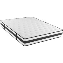 POCKET - Matelas - 140 x 190 cm - Epaisseur 24 cm - Ressorts ensachés réversible