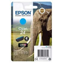 EPSON Cartouche d'encre T2422 Cyan - Eléphant (C13T24224012)