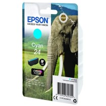 EPSON Cartouche d'encre T2422 Cyan - Eléphant (C13T24224012)