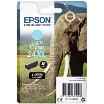 EPSON Cartouche d'encre T2435 XL Cyan Clair - Eléphant (C13T24354012)