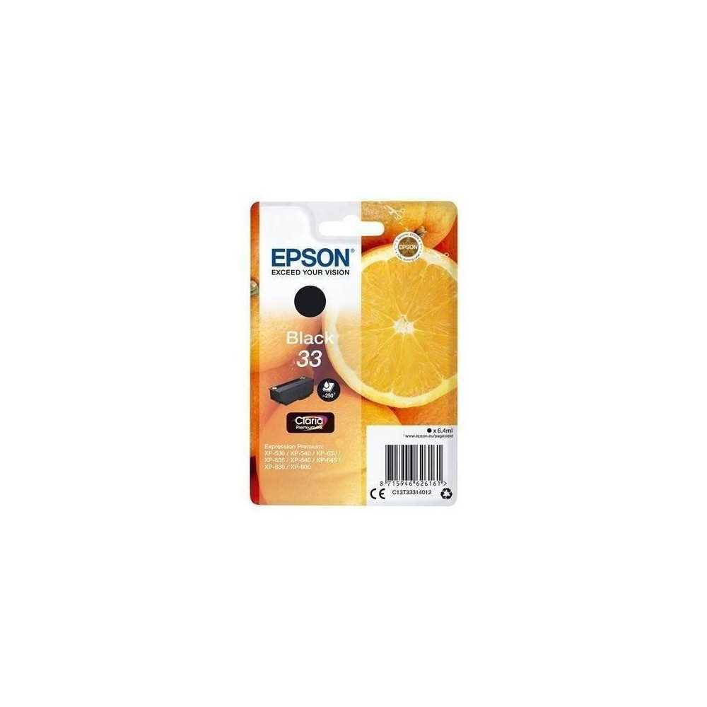 EPSON Cartouche d'encre T3331 Noir - Oranges (C13T33314012)