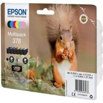 Cartouche d'encre EPSON Multipack 378 - Ecureuil - Noir, Jaune, Cyan,