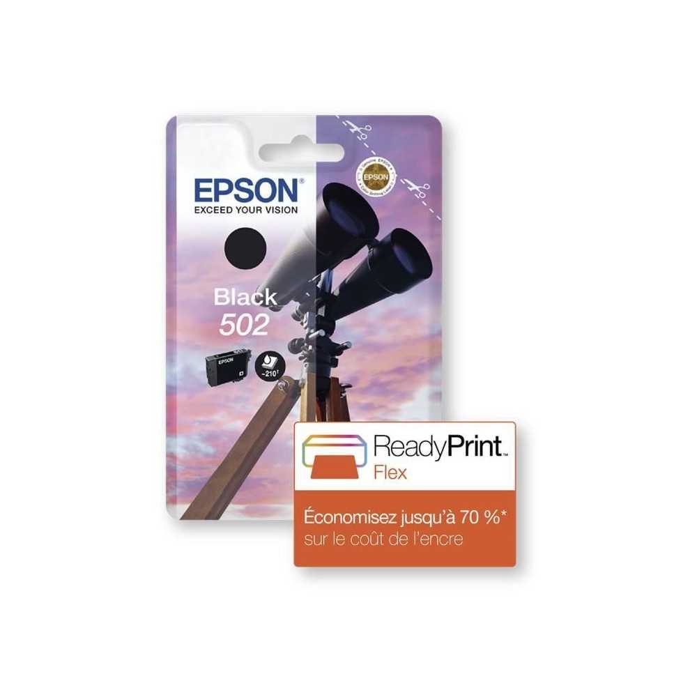 EPSON Cartouche d'encre 502 Noir - Jumelles (C13T02V14010)