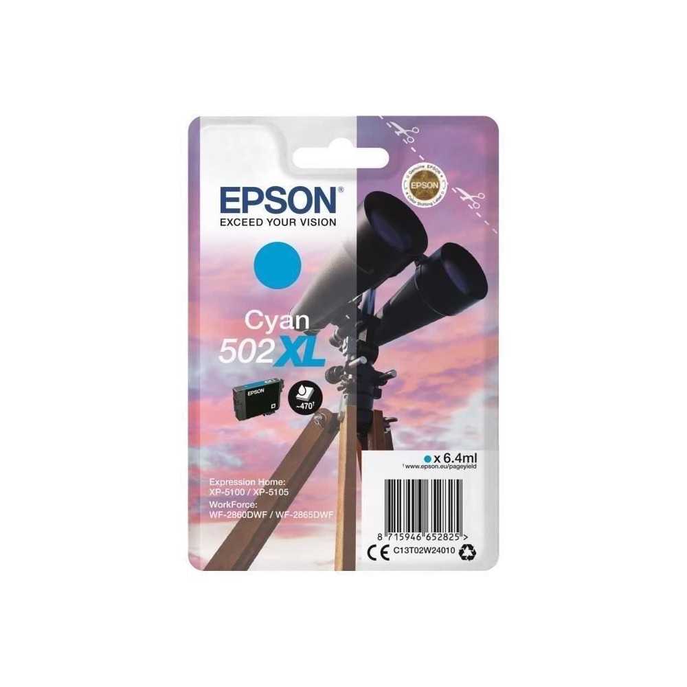 EPSON Cartouche d'encre 502 XL Cyan - Jumelles (C13T02W24020)