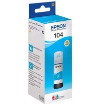 EPSON Kit de Remplissage d'Encre Epson EcoTank 104 - Cyan - Jet d'encr