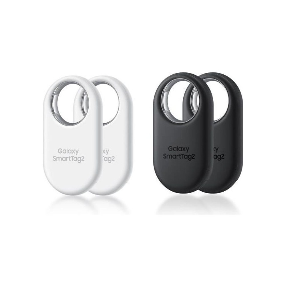 Accessoire pour téléphone mobile Samsung Pack de 4 Galaxy SmartTag2 Noir et Blanc