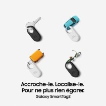 Accessoire pour téléphone mobile Samsung Pack de 4 Galaxy SmartTag2 Noir et Blanc