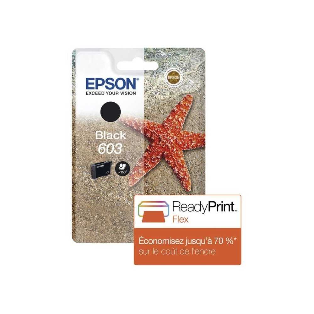 EPSON Cartouche d'encre 603 noir - Etoile de mer (C13T03U14010)