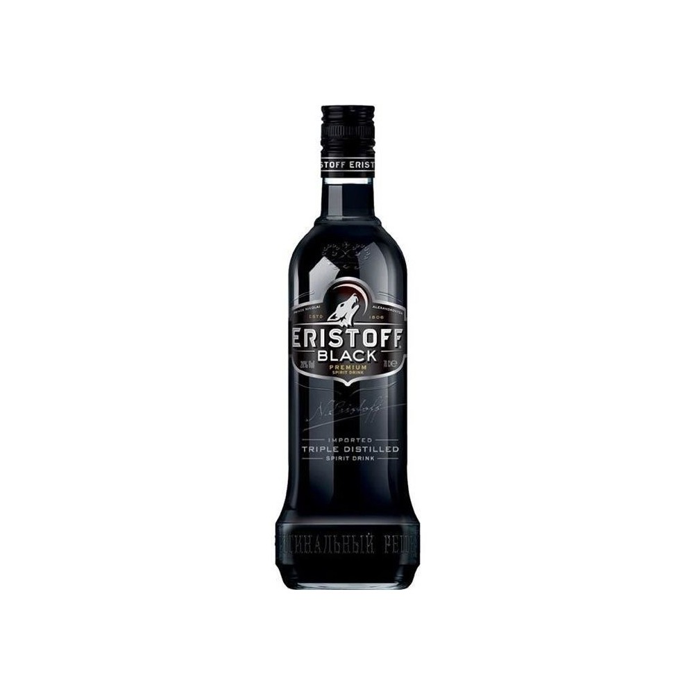 Vodka Eristoff Black - Vodka premium - 18%vol - 70cl