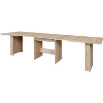 Table a manger extensible de 6 a 12 personnes style contemporain déco