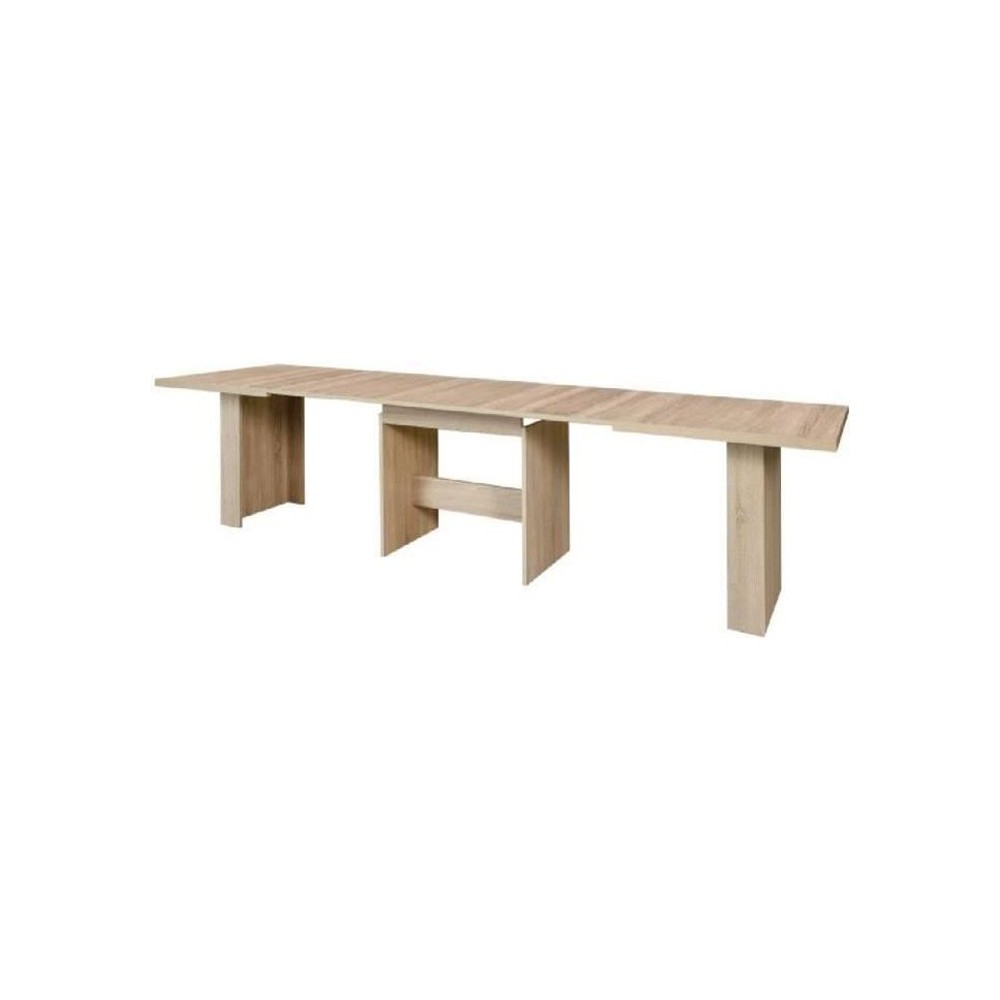 Table a manger extensible de 6 a 12 personnes style contemporain déco