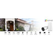 Kit alarme - EZVIZ - Home sensor - 1 Hub A3 + 2 détecteurs + 1 bouton