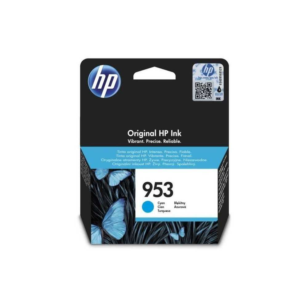 HP 953 Cartouche d'encre cyan authentique (F6U12AE) pour HP OfficeJet