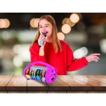 Enceinte Bluetooth Sans-Fil Lumineuse avec Micro Barbie