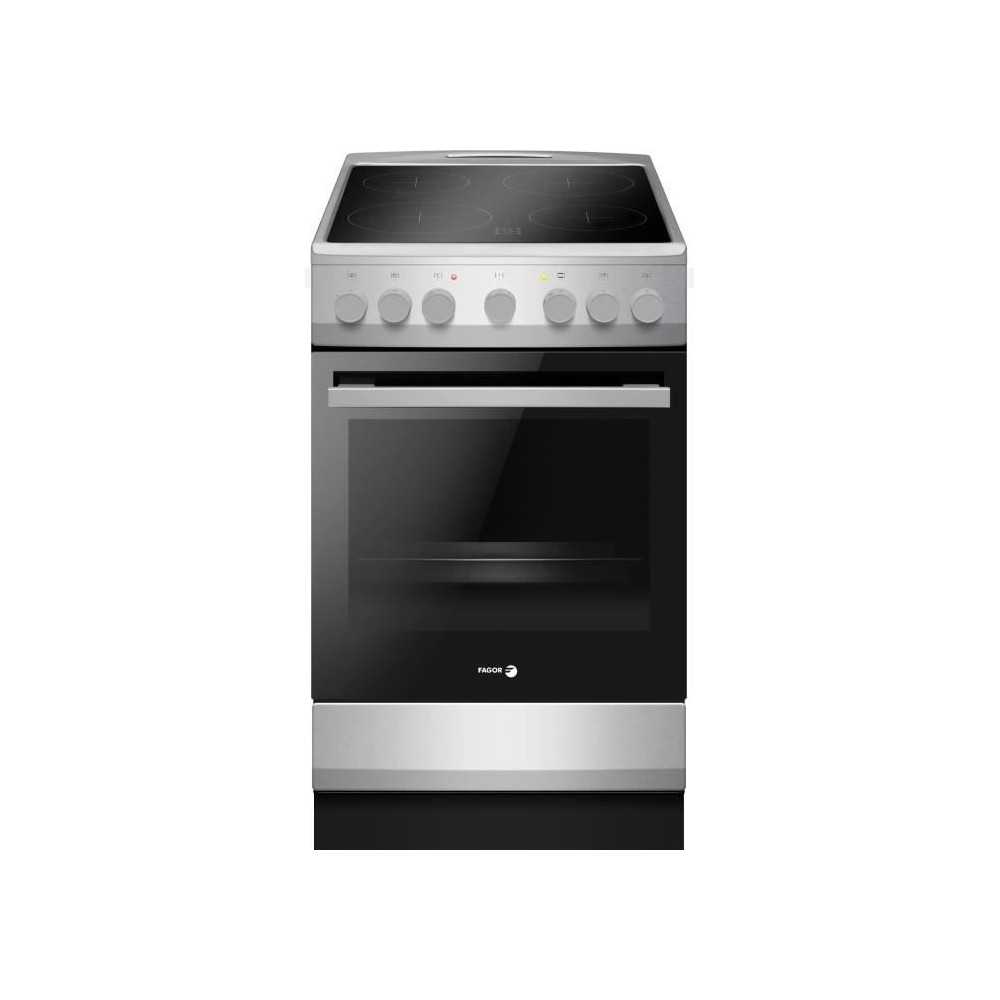 Cuisiniere vitrocéramique - FAGOR-FACV203S - 4 foyers - 62 L - 50 x 6