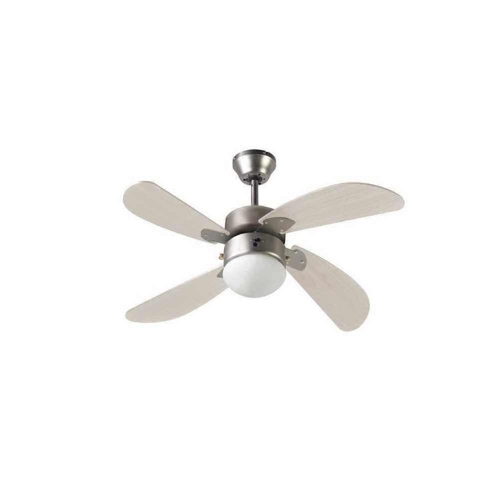 FARELEK - BERMUDES Ø 107 cm - Ventilateur de plafond réversible, 4 p