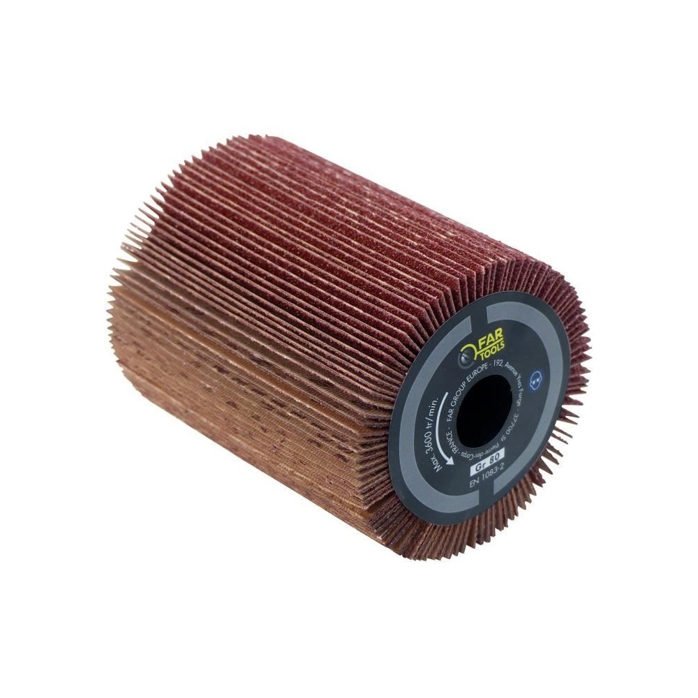 Brosse a lamelles abrasives pour poncer le bois ou le métal - FARTOOL