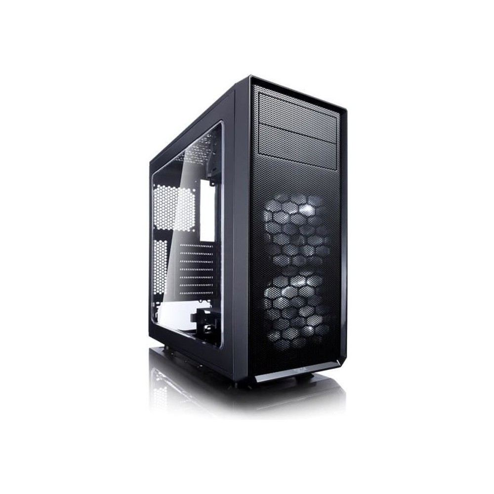 FRACTAL DESIGN BOITIER PC Focus G - Moyen Tour - Noir - Verre trempé