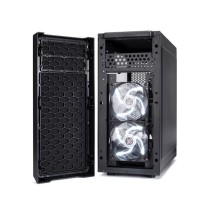 FRACTAL DESIGN BOITIER PC Focus G - Moyen Tour - Noir - Verre trempé