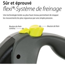 Laisse enrouleur Flexi Neon Giant - FLEXI - GT3-210-S-NEO-12 - Noir et