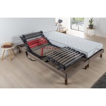 Ensemble matelas+sommier relaxation électrique COMFORT - 2x90x200 cm - Matelas mousse - DEKO DREAM Samba