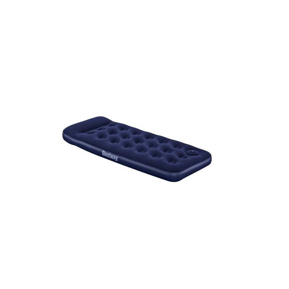 Matelas gonflable camping - BESTWAY - 1 place -185x76x22 cm avec pompe