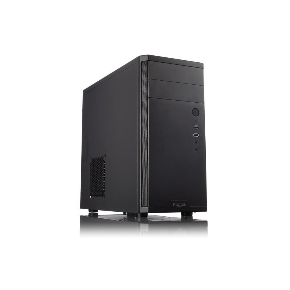 FRACTAL DESIGN BOITIER PC Core 1100 - Noir - Format ATX (FD-CA-CORE-11