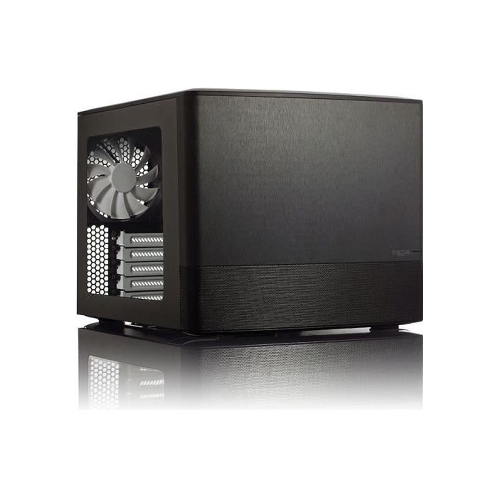 FRACTAL DESIGN BOITIER PC Node 804 - Noir - Format Micro ATX (FD-CA-NO