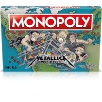 Jeu de société - WINNING MOVES - Monopoly Metallica - Accompagnez le groupe en tournée mondiale