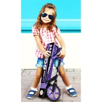 UNIVERSAL - Trottinette pliable ajustable 200mm avec béquille Mauve S