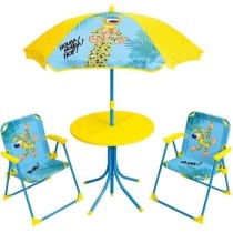 Salon de jardin pour enfants - FUN HOUSE - MARSUPILAMI - Jaune - 2 cha