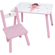 FUN HOUSE Danseuse Ballerine Table H 41,5 cm x l 61 cm x P 42 cm avec