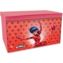 FUN HOUSE Miraculous Coffre a jouets - Pliable - 55,5 x 34,5 x 34 cm -