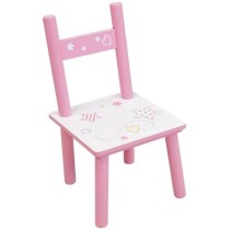 FUN HOUSE - Table licorne h 41,5 cm x l 61 cm x p 42 cm avec une chais