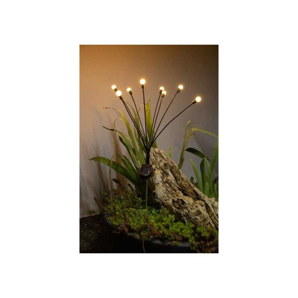 Decoration lumineuse solaire GALIX G4435 - Forme Bouquet - 8 LED - H69